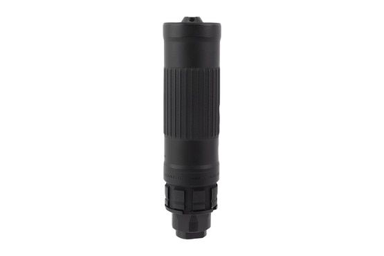 Low back pressure 5.56 NATO suppressor.